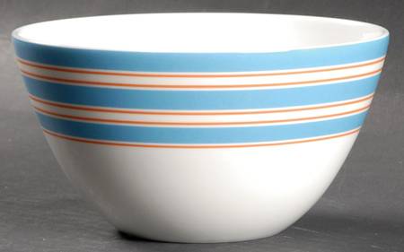 Cays Stripe Blue Soup/Cereal Bowl