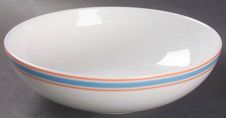 Cays Stripe Blue Fruit/Dessert (Sauce) Bowl