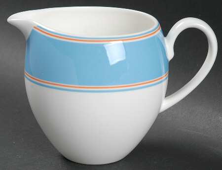 Cays Stripe Blue Creamer