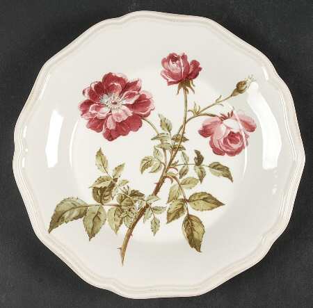 Charlotte Green Salad/Dessert Plate