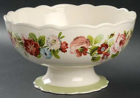 Accoutrements 10" Footed Salad Serving Bowl