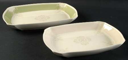 Accoutrements 9" & 11" Nesting Rect. Trays W/Canape Knife