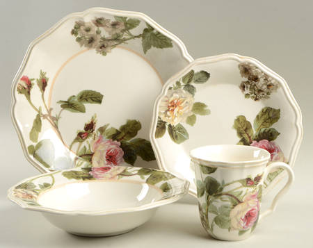 Sweetbrier Rose 4 Piece Place Setting