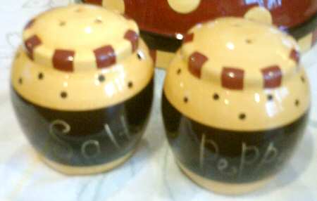 What's for Dinner Salt & Pepper Set