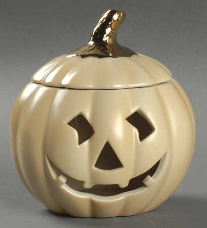 Halloween Jack O Lantern Tea Light with Lid