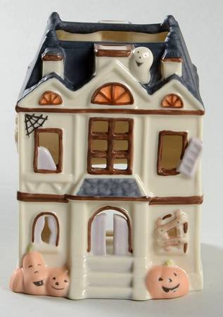 Halloween House Shaped Tea Light