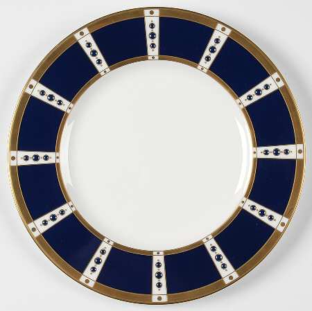 Sapphire Sophisticate Accent Luncheon Plate