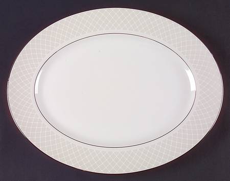 Venetian Lace 13" Oval Serving Platter