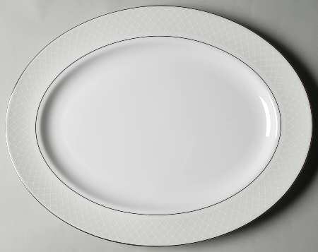 Venetian Lace 16" Oval Serving Platter