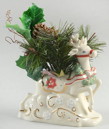 Petals & Pearls Figural Planter