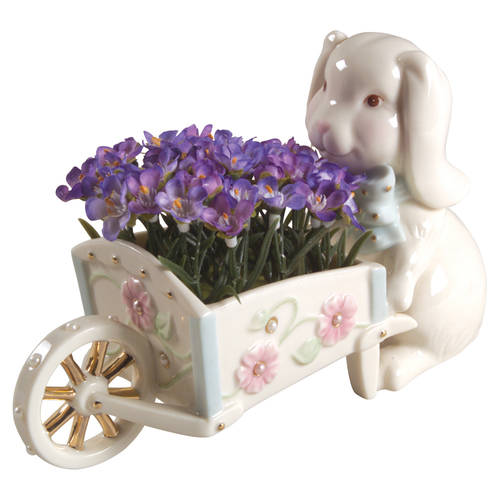 Petals & Pearls Bunny Planter