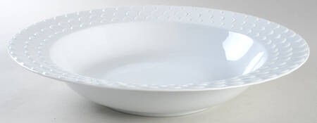 Aegean White 14" Round Serving Bowl by L'Objet