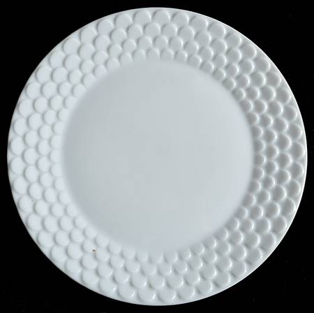 Aegean White Bread & Butter Plate by L'Objet