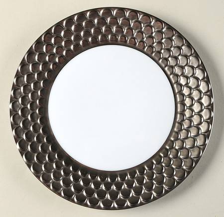 Aegean Platinum Sculpted Bread & Butter Plate