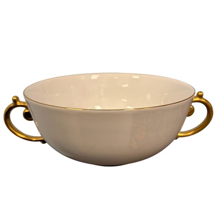 Aegean Gold Individual Handled Soup Bowl