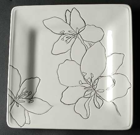Anna White Salad Plate