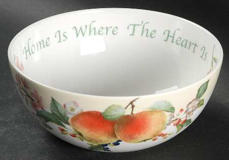 Orchard in Bloom Sentiment Bowl