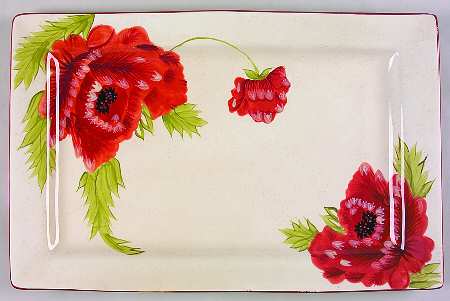 Poppies by Living Art