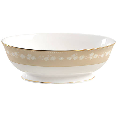Bellina (Gold Trim) 9" Oval Vegetable Bowl