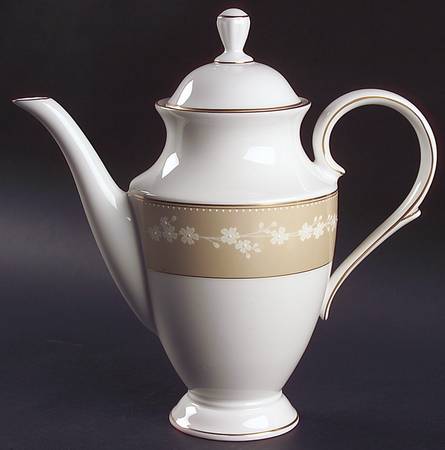 Bellina (Gold Trim) Coffee Pot & Lid