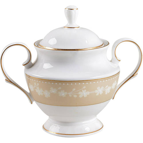 Bellina (Gold Trim) Sugar Bowl & Lid
