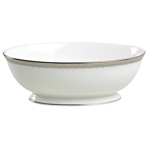 Lace Couture 9" Oval Vegetable Bowl