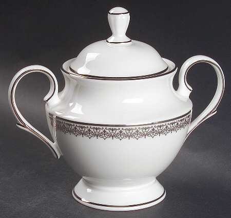 Lace Couture Sugar Bowl & Lid