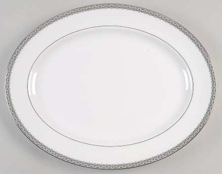 Lace Couture 16" Oval Serving Platter