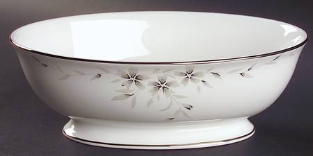 Sheer Bliss 9" Oval Vegetable Bowl
