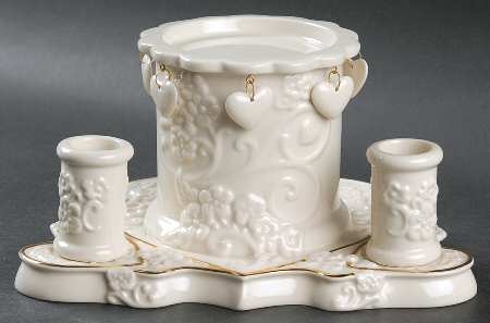 Floating Hearts Unity Candleholder (Holds 2)