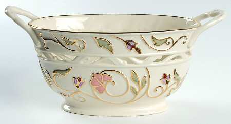 Gilded Garden Medium Basket with Handle