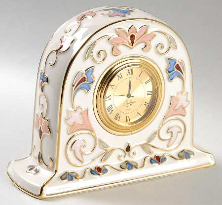 Gilded Garden Quartz Clock