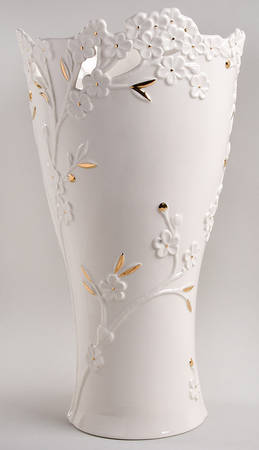 Cherry Blossom 15" Vase