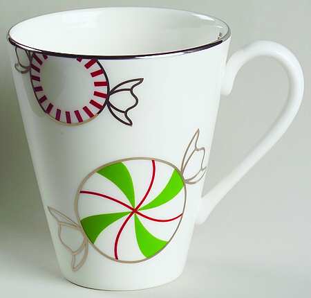 Merry and Bright Peppermint Mug by Lenox