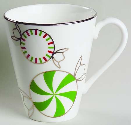 Merry and Bright Peppermint Mug by Lenox