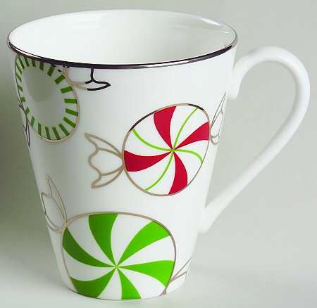 Merry and Bright Peppermint Mug