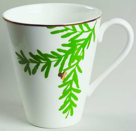 Merry and Bright Pine and Berry Mug