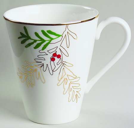 Merry and Bright Pine and Berry Mug