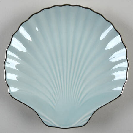 Sea, Sand and Sky Aqua Canape Plate