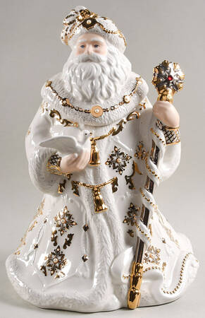 Florentine & Pearl Figural Cookie Jar & Lid