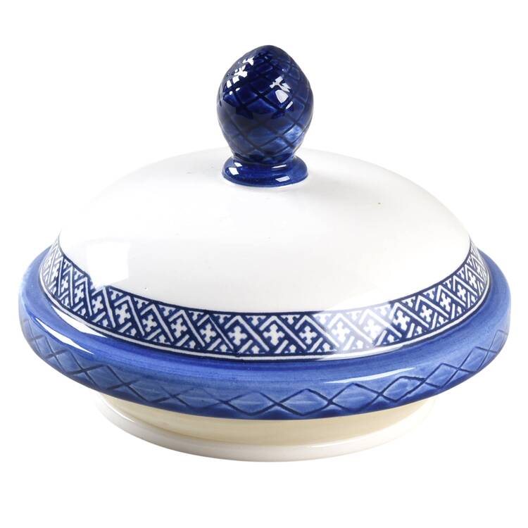 Mandarin Blue Lid for Medium Canister