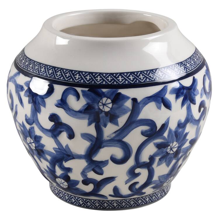 Mandarin Blue Medium Canister No Lid