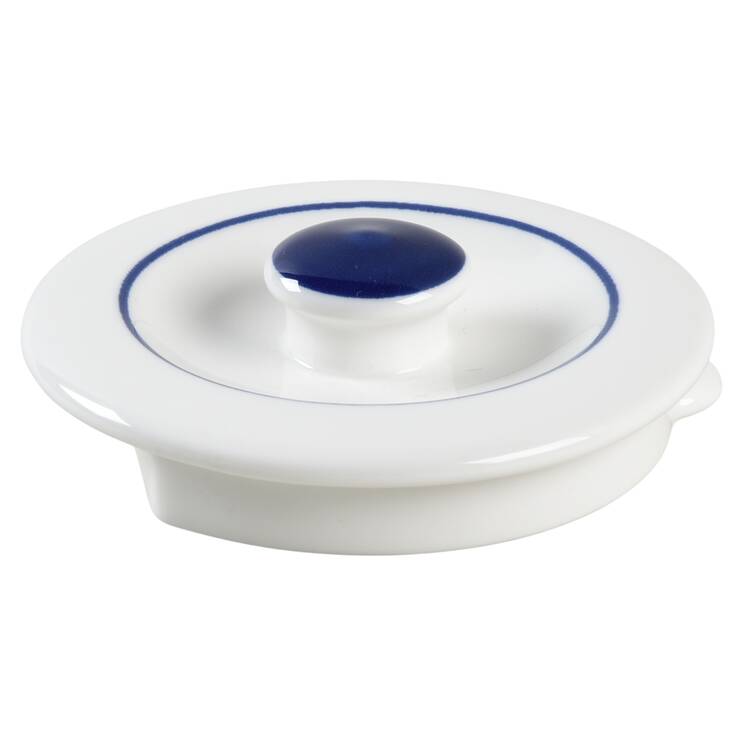 Mandarin Blue Lid for Wood Handle Teapot