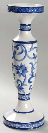 Mandarin Blue 13" Candlestick