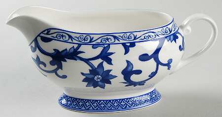 Mandarin Blue Gravy Boat