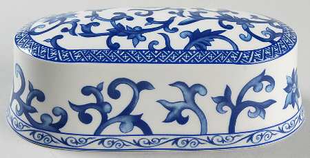 Mandarin Blue Lid for 1/4 Lb Butter