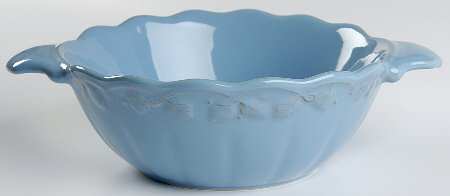 Vintage Vine Blue Mist 11" Round Vegetable Bowl