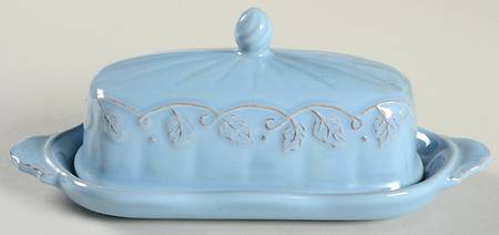 Vintage Vine Blue Mist 1/4 Lb Covered Butter