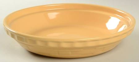 Woven Traditions Butternut 10" Pie Baking Plate