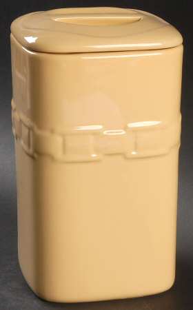 Woven Traditions Butternut Large Square Canister & Lid